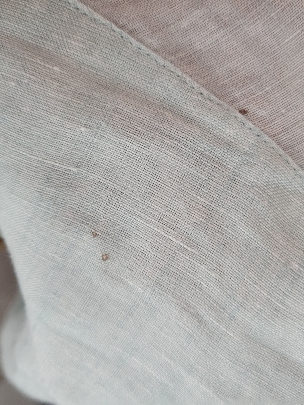 J. Jill Love Linen Light Blue Button Down Shirt Size M 100% Linen - Picture 11 of 11